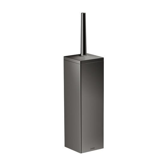 Hansgrohe AXOR Universal Rectangular Toilettenbürstenhalter, Wandmontage, Polished Black Chrome