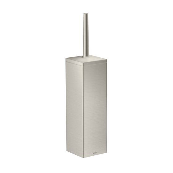 Hansgrohe AXOR Universal Rectangular Toilettenbürstenhalter, Wandmontage, Edelstahl Optic