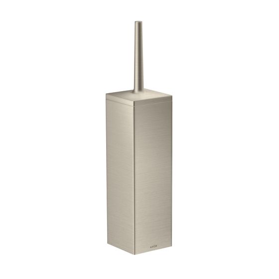 Hansgrohe AXOR Universal Rectangular Toilettenbürstenhalter, Wandmontage, Brushed Nickel