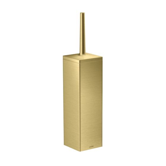 Hansgrohe AXOR Universal Rectangular Toilettenbürstenhalter, Wandmontage, Brushed Brass
