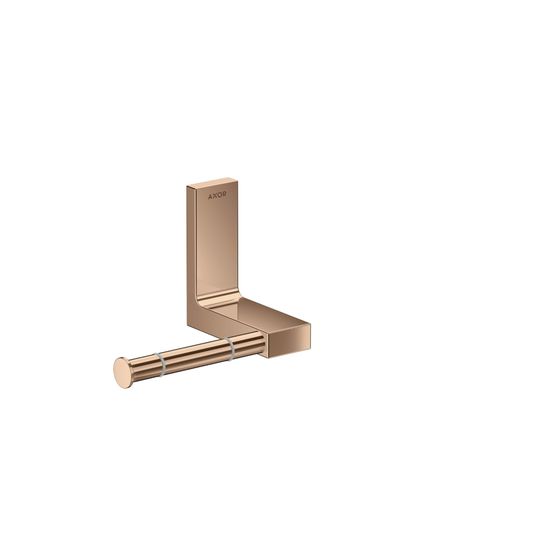 Hansgrohe AXOR Universal Rectangular Toilettenpapierhalter, 110x162mm, Metall, Polished Red Gold