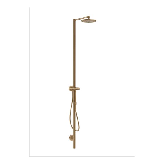 Hansgrohe AXOR Starck Nature Duschsäule, Kopfbrause 240mm, 1jet, DN 15, 12,2l/min, Brushed Bronze