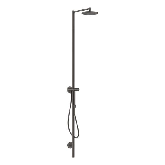 Hansgrohe AXOR Starck Duschsäule, Thermostat, Kopfbrause 240mm, 1jet, DN 15, Brushed Black Chrome