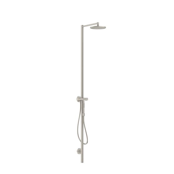 Hansgrohe AXOR Starck Duschsäule, Thermostat, Kopfbrause 240mm, 1jet, DN 15, Edelstahl Optic