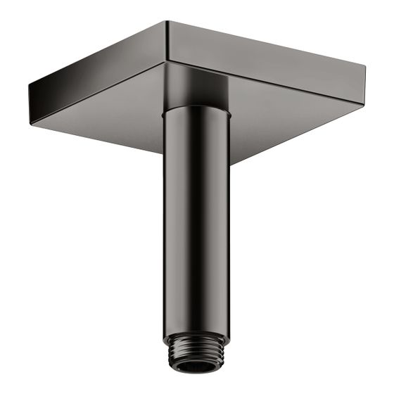 Hansgrohe AXOR ShowerSolutions Deckenanschluss 100mm eckig, DN 15, G 1/2