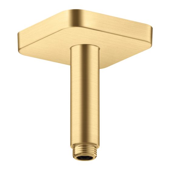 Hansgrohe AXOR ShowerSolutions Deckenanschluss 100mm softsquare, DN 15, G 1/2