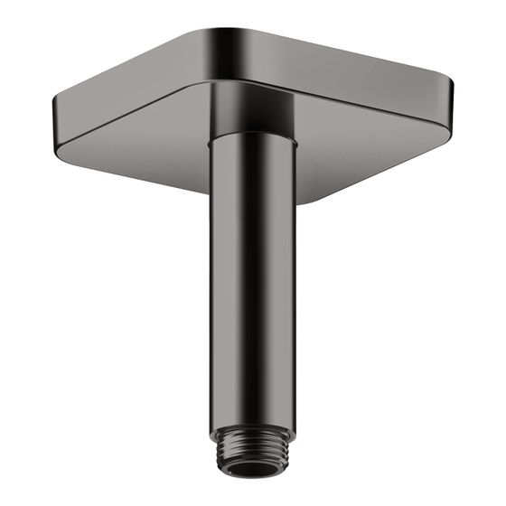 Hansgrohe AXOR ShowerSolutions Deckenanschluss 100mm softsquare, DN 15, G 1/2