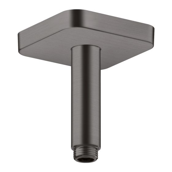 Hansgrohe AXOR ShowerSolutions Deckenanschluss 100mm softsquare, DN 15, G 1/2