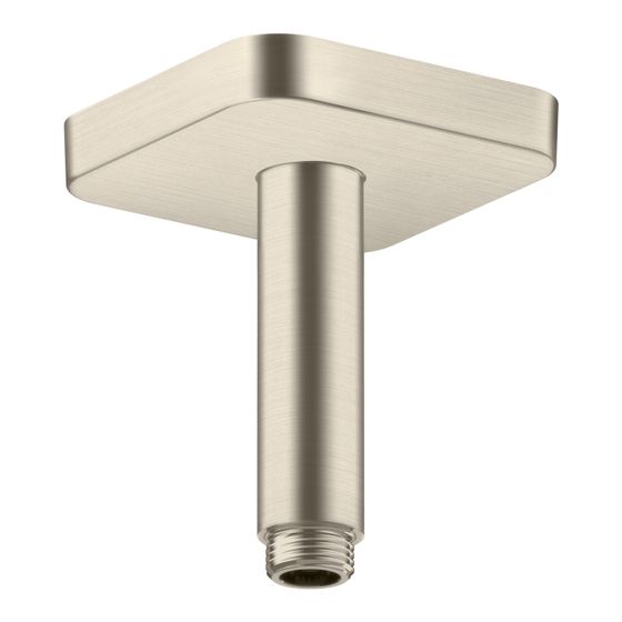 Hansgrohe AXOR ShowerSolutions Deckenanschluss 100mm softsquare, DN 15, G 1/2