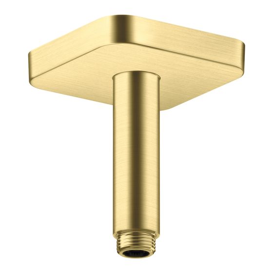 Hansgrohe AXOR ShowerSolutions Deckenanschluss 100mm softsquare, DN 15, G 1/2