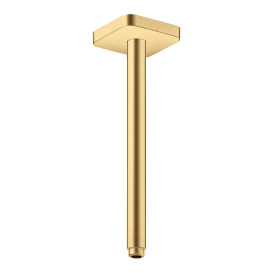 Hansgrohe AXOR ShowerSolutions Deckenanschluss 300mm softsquare, DN 15, G 1/2