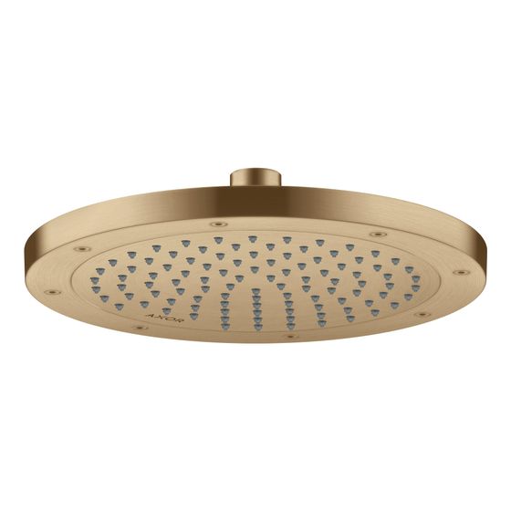 Hansgrohe AXOR ShowerSolutions Kopfbrause 245mm, 9l/min, 1jet EcoSmart, Brushed Bronze