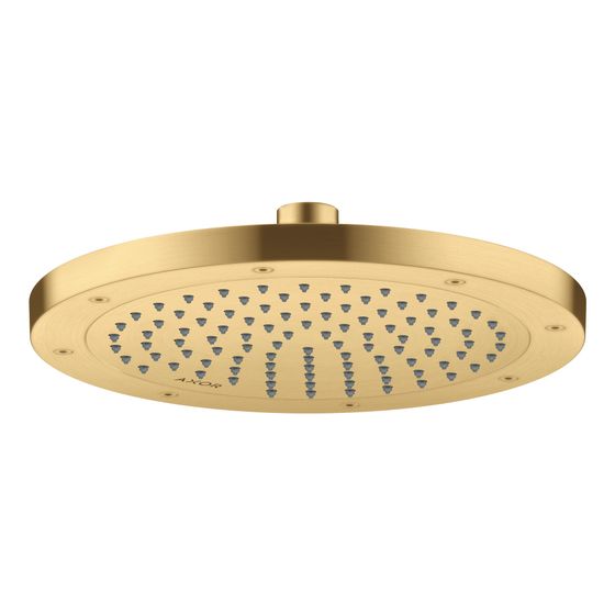 Hansgrohe AXOR ShowerSolutions Kopfbrause 245mm, 9l/min, 1jet EcoSmart, Brushed Gold Optic