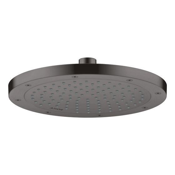Hansgrohe AXOR ShowerSolutions Kopfbrause 245mm, 9l/min, 1jet EcoSmart, Brushed Black Chrome