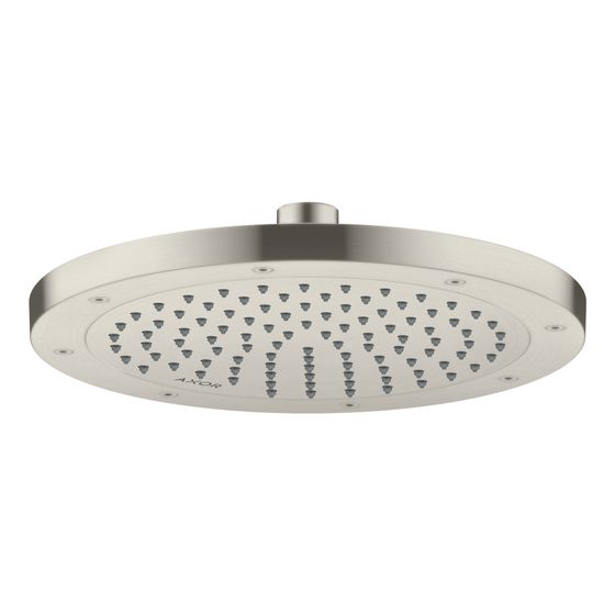 Hansgrohe AXOR ShowerSolutions Kopfbrause 245mm, 9l/min, 1jet EcoSmart, Edelstahl Optic