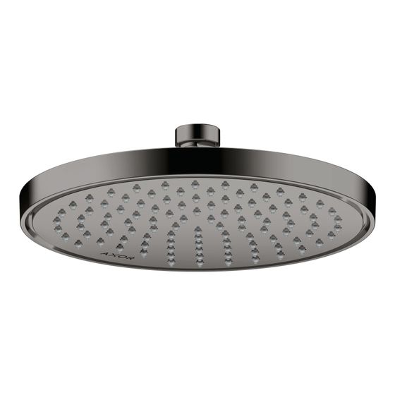 Hansgrohe AXOR ShowerSolutions Kopfbrause 220mm, 10,1l/min, 1jet, Polished Black Chrome
