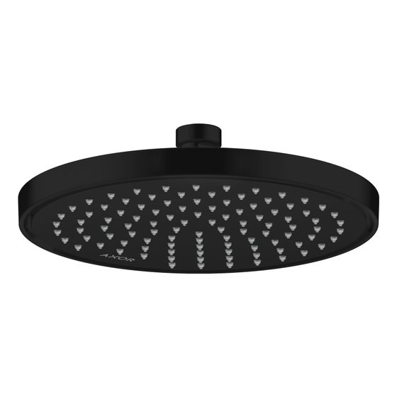 Hansgrohe AXOR ShowerSolutions Kopfbrause 220mm, 10,1l/min, 1jet, Mattschwarz