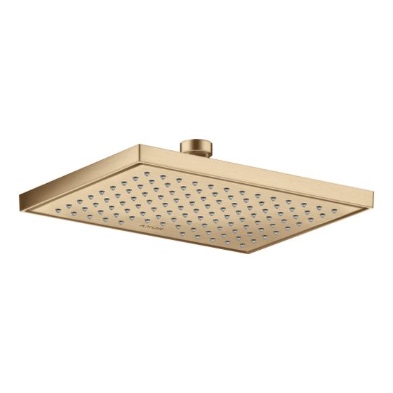Hansgrohe AXOR ShowerSolutions Kopfbrause, 7,4l/min, 245x185mm, 1jet, EcoSmart, Brushed Bronze