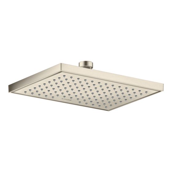 Hansgrohe AXOR ShowerSolutions Kopfbrause, 7,4l/min, 245x185mm, 1jet, EcoSmart, Brushed Nickel