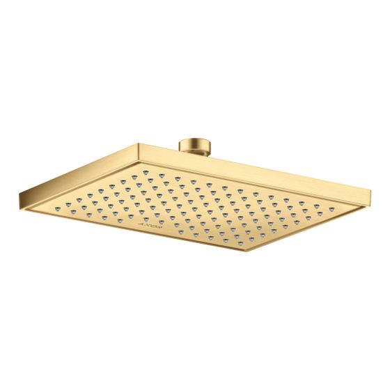 Hansgrohe AXOR ShowerSolutions Kopfbrause, 5,2l/min, 245x185mm, 1jet, EcoSmartPlus, Brushed Gold Optic