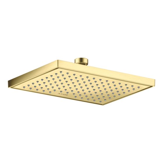 Hansgrohe AXOR ShowerSolutions Kopfbrause, 7,4l/min, 245x185mm, 1jet, EcoSmart, Brushed Brass