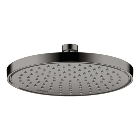 Hansgrohe AXOR ShowerSolutions Kopfbrause 220mm, 5,6l/min, 1jet EcoSmartPlus, Polished Black Chrome