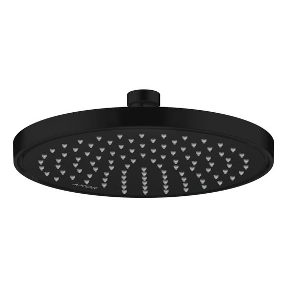 Hansgrohe AXOR ShowerSolutions Kopfbrause 220mm, 5,6l/min, 1jet EcoSmartPlus, Mattschwarz