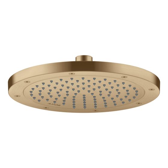 Hansgrohe AXOR ShowerSolutions Kopfbrause 245mm, 5,2l/min, 1jet EcoSmartPlus, Brushed Bronze