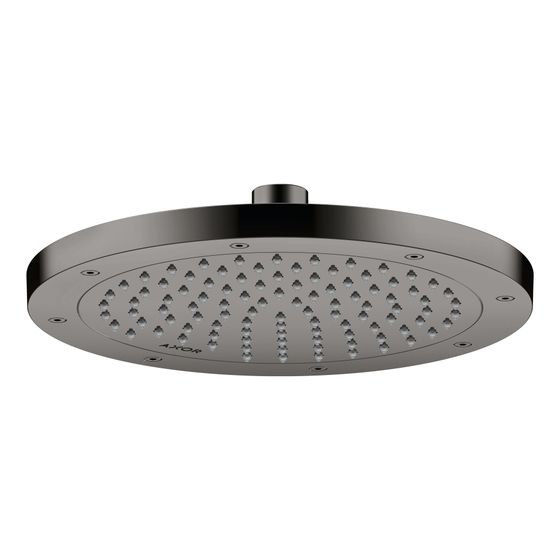 Hansgrohe AXOR ShowerSolutions Kopfbrause 245mm, 5,2l/min, 1jet EcoSmartPlus, Polished Black Chrome