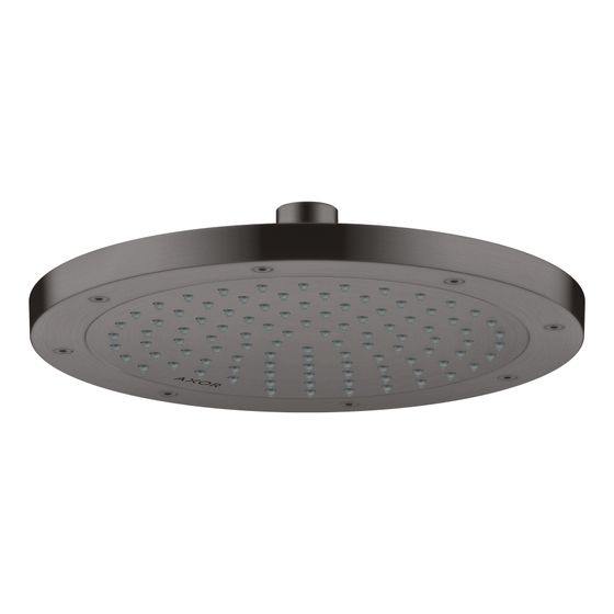 Hansgrohe AXOR ShowerSolutions Kopfbrause 245mm, 5,2l/min, 1jet EcoSmartPlus, Brushed Black Chrome