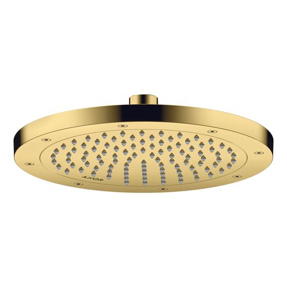 Hansgrohe AXOR ShowerSolutions Kopfbrause 245mm, 5,2l/min, 1jet EcoSmartPlus, Polished Gold Optic
