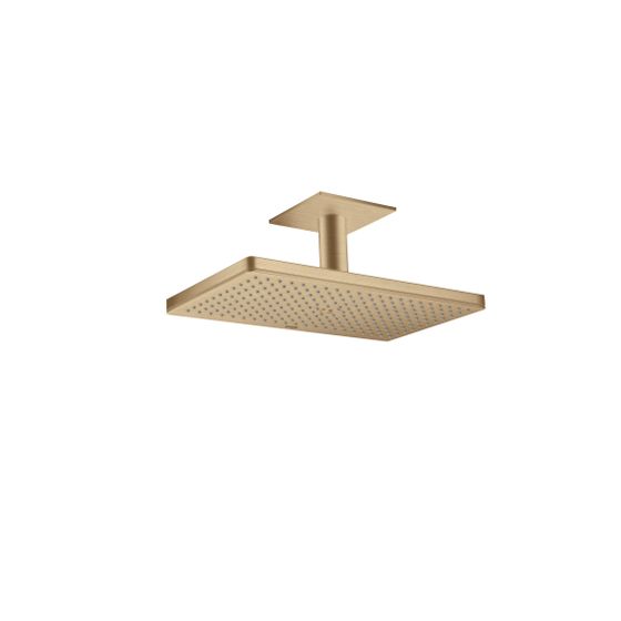 Hansgrohe AXOR ShowerSolutions Kopfbrause, 21l/min, 460x300mm, 1jet, Deckenanschluss, Brushed Bronze