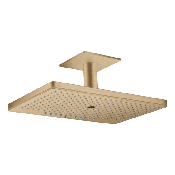 Hansgrohe AXOR ShowerSolutions Kopfbrause, 23l/min, 460x300mm, 3jet, Deckenanschluss, Brushed Bronze