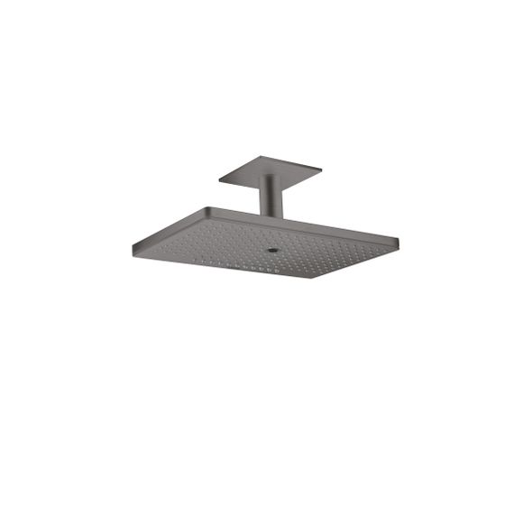 Hansgrohe AXOR ShowerSolutions Kopfbrause, 23l/min, 460x300mm, 3jet, Deckenanschluss, Brushed Black Chrome