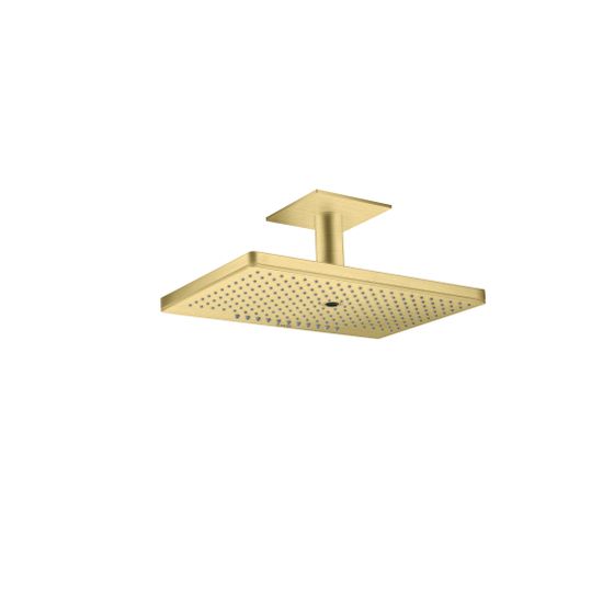 Hansgrohe AXOR ShowerSolutions Kopfbrause, 23l/min, 460x300mm, 3jet, Deckenanschluss, Brushed Brass