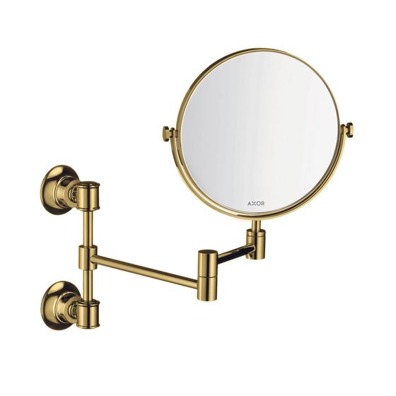 Hansgrohe AXOR Montreux Rasierspiegel, 213x314x66mm, Glas/Metall, Polished Gold Optic