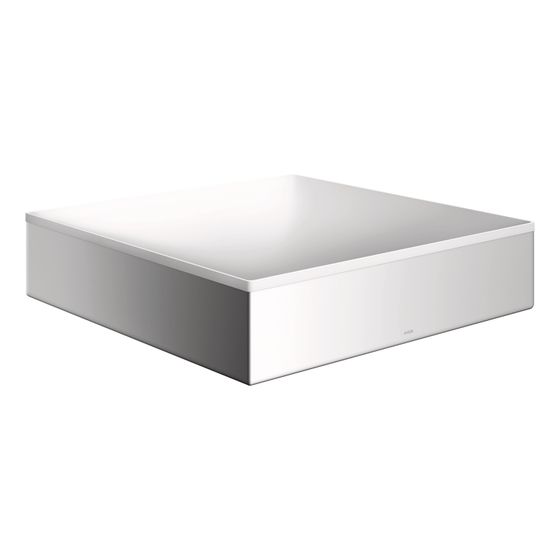 Hansgrohe AXOR Aufsatzwaschtisch Suite Quadratisch, 400x95x400mm, ohne Hahnloch, Überlauf, Chrom
