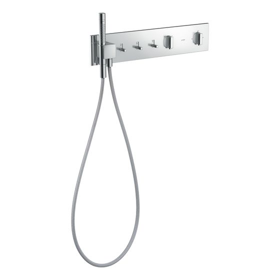 Hansgrohe AXOR ShowerComposition Thermostatmodul 540x110mm, Unterputz für 3 Verbraucher, Chrom