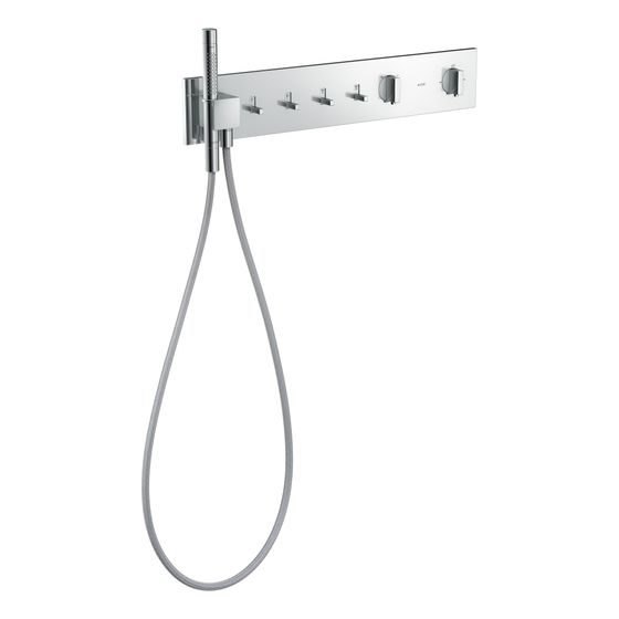 Hansgrohe AXOR ShowerComposition Thermostatmodul 610x110mm, Unterputz für 4 Verbraucher, Chrom