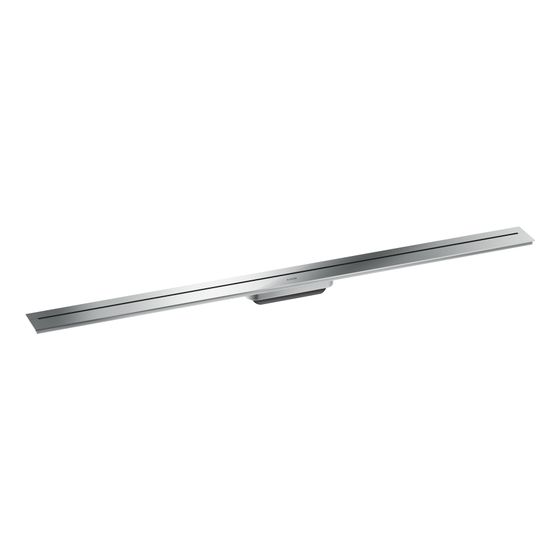 Hansgrohe AXOR Drain Fertigset Duschrinne 1200mm zur Wandmontage, 55l/min, Chrom