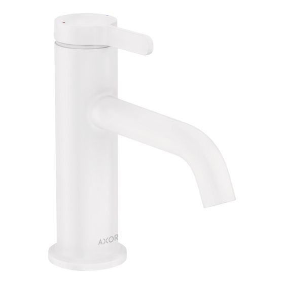 Hansgrohe AXOR One Einhebel-Waschtischmischer 70mm, 5l/min, Hebelgriff, Ablaufgarnitur, Mattweiß