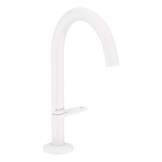 Hansgrohe AXOR One Waschtischmischer Select 170mm, 5l/min, Push-Open Ablaufgarnitur, Mattweiß