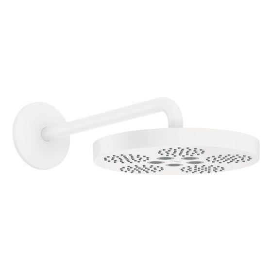 Hansgrohe AXOR One Kopfbrause 280mm, 12,3l/min, 1jet, Brausearm, Mattweiß