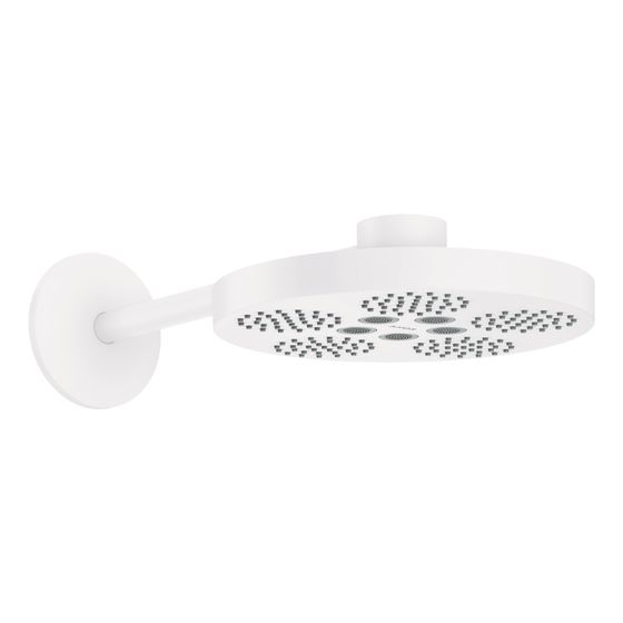 Hansgrohe AXOR One Kopfbrause 280mm, 18,1l/min, 2jet, Brausearm, Mattweiß