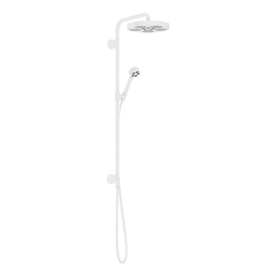 Hansgrohe AXOR One Showerpipe Duschsystem 280mm, 12,7l/min, 1jet Unterputz, DN 15, Mattweiß