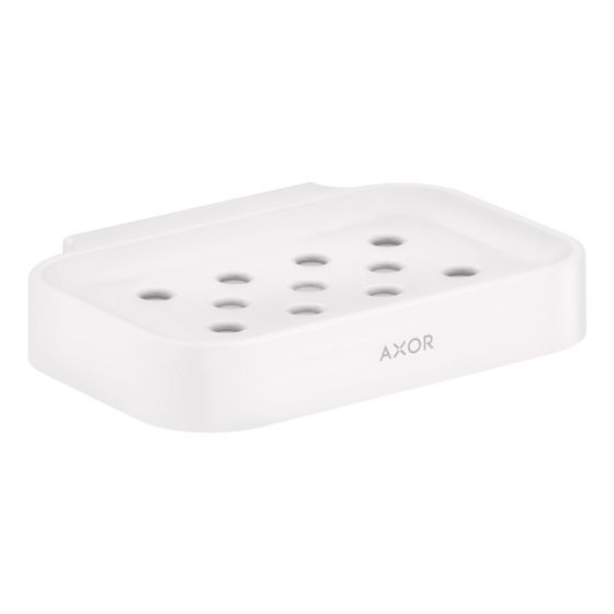 Hansgrohe AXOR Universal Circular Seifenschale, 127x21x90mm, Kunststoff, Mattweiß
