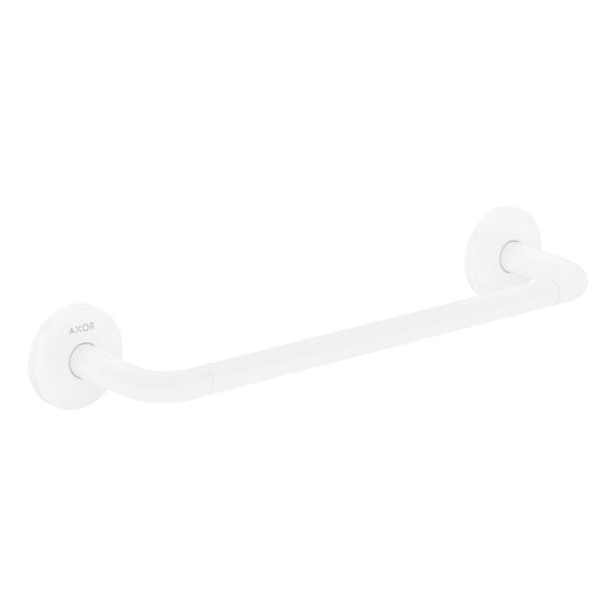 Hansgrohe AXOR Universal Circular Haltestange, 355mm, Metall, Mattweiß