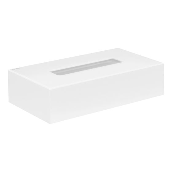 Hansgrohe AXOR Universal Circular Kosmetiktuchbox, Metall/Kunststoff, Wandmontage, Mattweiß