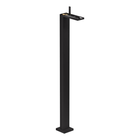 Hansgrohe AXOR MyEdition Einhebel-Waschtischmischer bodenstehend, 5l/min, Push-Open Ablaufgarnitur ohne Platte, Mattschwarz