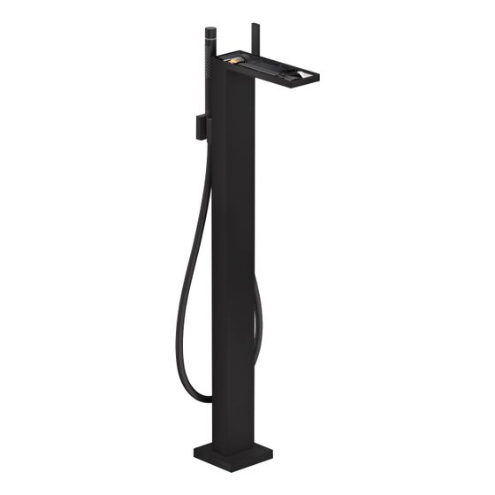 Hansgrohe AXOR MyEdition Einhebel-Wannenmischer bodenstehend, 20l/min, ohne Platte, Mattschwarz